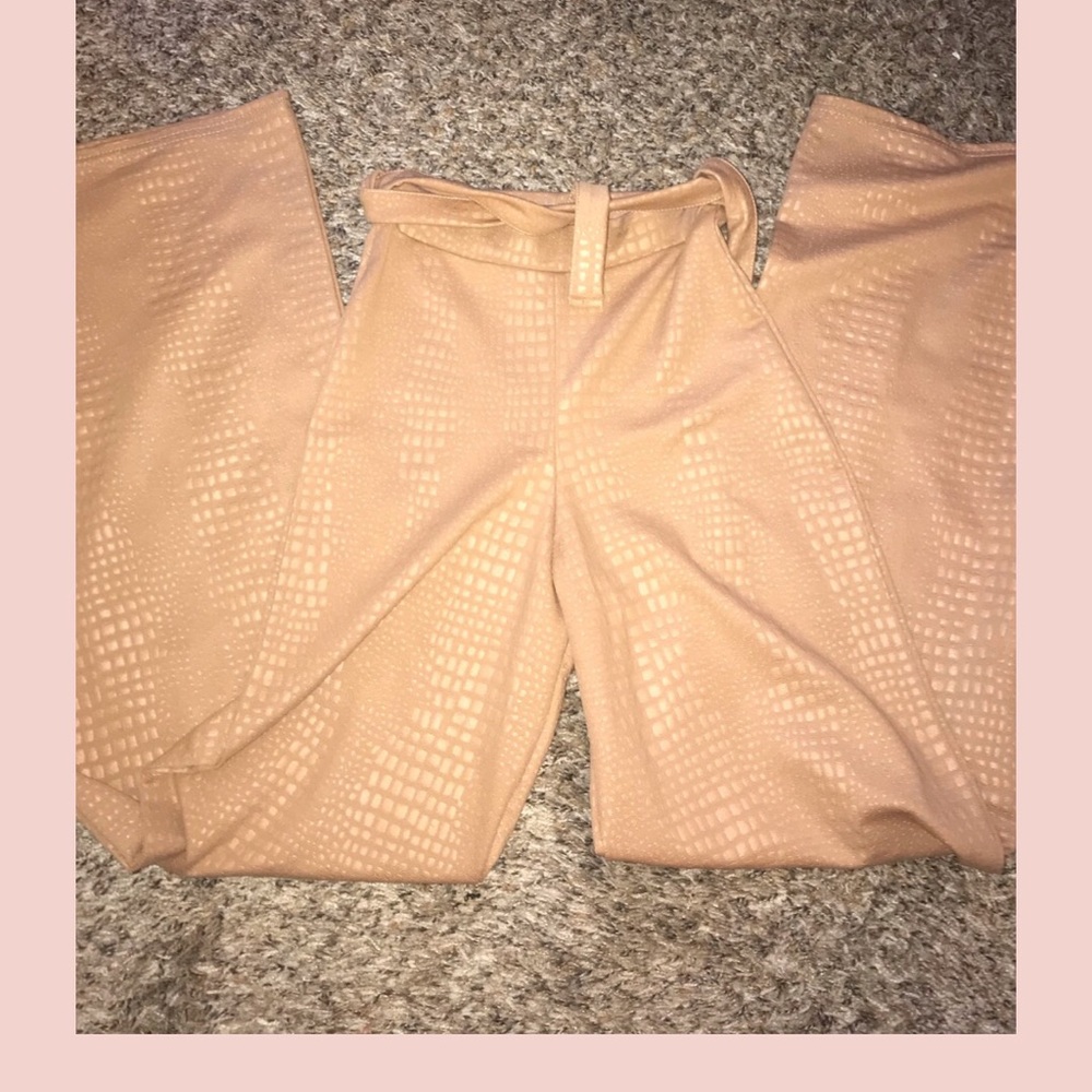 Pretty little thing pants snake skin size 0
